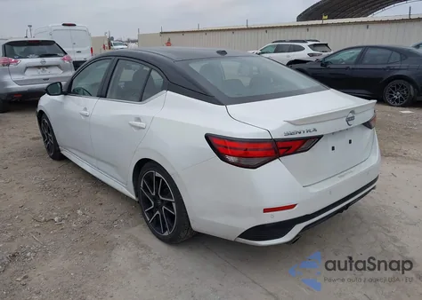 2025 Nissan Sentra Sr из США, поврежденный, VIN 3N1AB8DV7SY260717